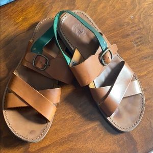 Italian leather sandals